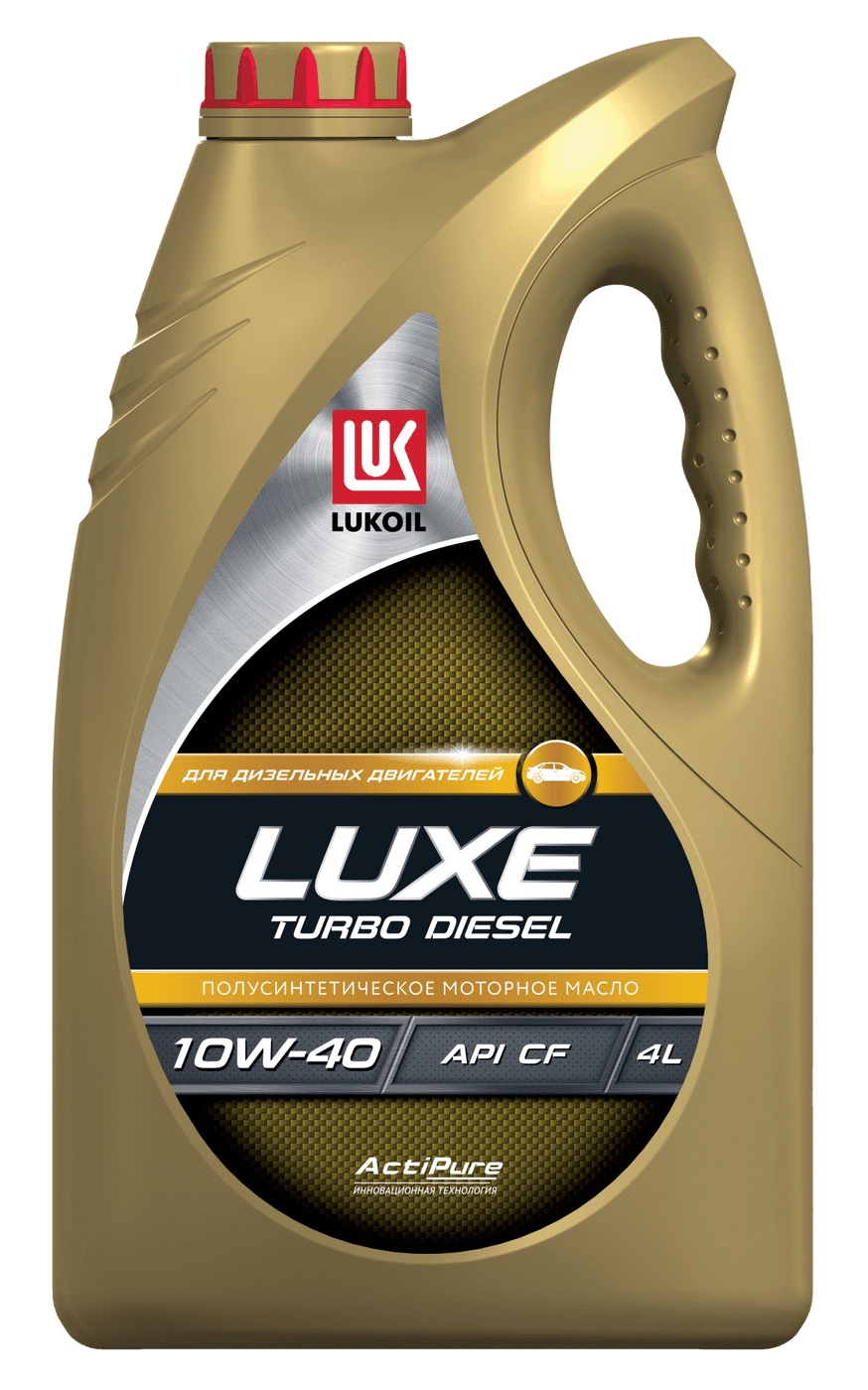 Моторное масло Лукойл Люкс Турбо Дизель 10W40 CF, 4л